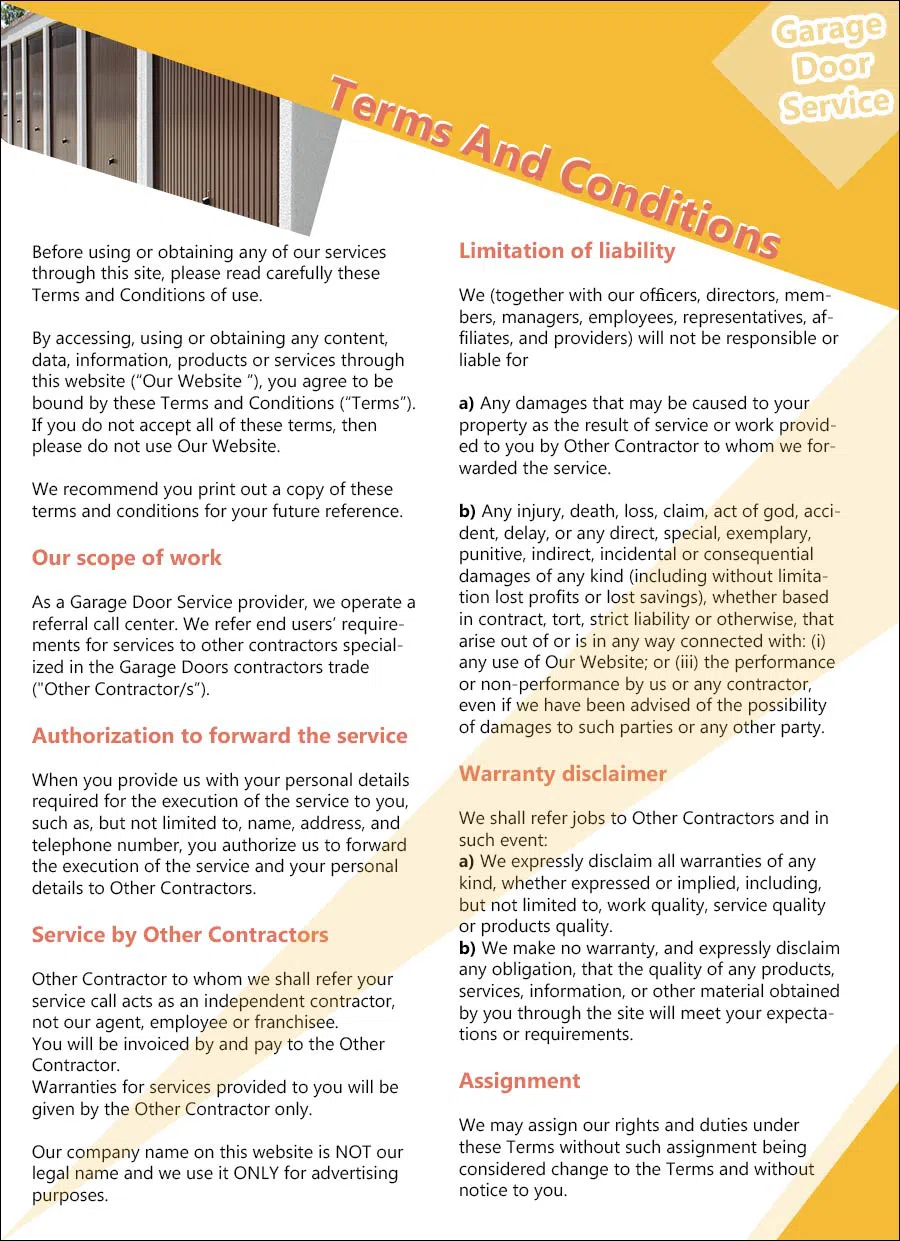 Community Garage Door Service Orlando, FL 407-624-4875